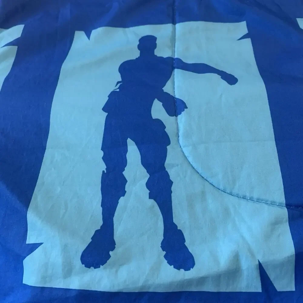 Fortnite Boogie Down Emote Full/ Queen (72 x 86) Comforter Reversible Ombre